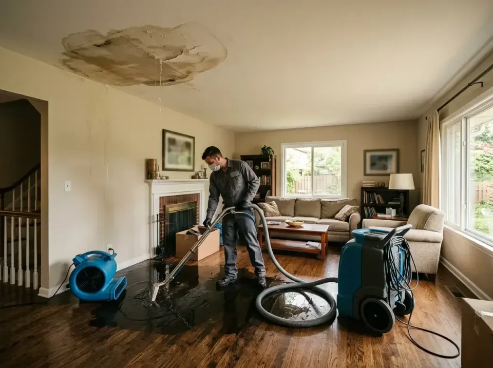 attic-pipe-burst-ceiling-drip-008 — frequently asked questions, Water Damage Restoration & Carpet Care in Grain Valley, MO